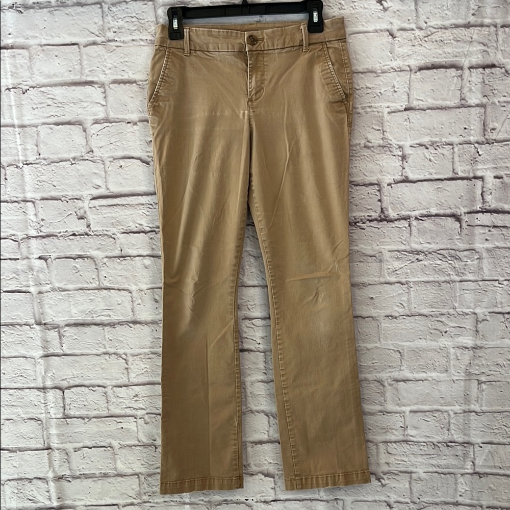 Old Navy Tan Straight-Leg Pants